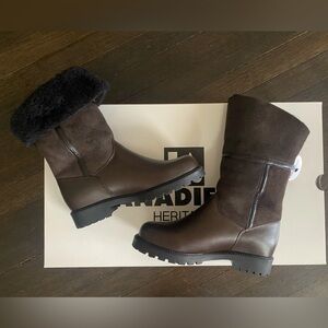 Canadienne heritage fur lined boots